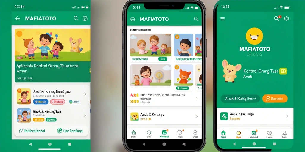 Antarmuka MAFIATOTO untuk kontrol orang tua yang intuitif.